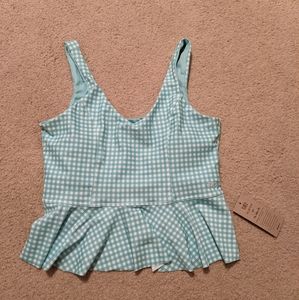 Albion Fit Women's Peplum Swimsuit Top